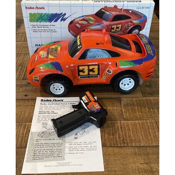 Vintage Radio Shack Force 1 Rally Radio-Controlled Car TESTED - Picture 1 of 5